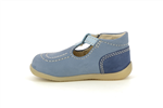 bonbek nubuck 53 bleu tricolore - Photo