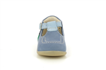 bonbek nubuck 53 bleu tricolore - Photo