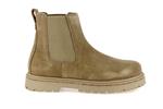 highwood slip on women cuir velours taupe largeur etroite - Photo