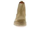 highwood slip on women cuir velours taupe largeur etroite - Photo