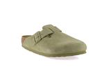 boston cuir velours faded khaki largeur standard - Photo