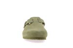 boston cuir velours faded khaki largeur standard - Photo