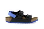 milano kids birko flor desert soil black ultra blue largeur etroite - Photo