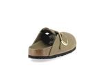 boston cuir huile big buckle tabacco brown largeur etroite - Photo