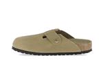 boston cuir huile big buckle tabacco brown largeur etroite - Photo