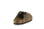 boston cuir velours dark tea tonal fb largeur standard - Photo