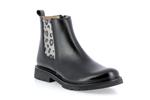 nievre  cuir noir leopard - Photo