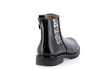 nievre  cuir noir leopard - Photo