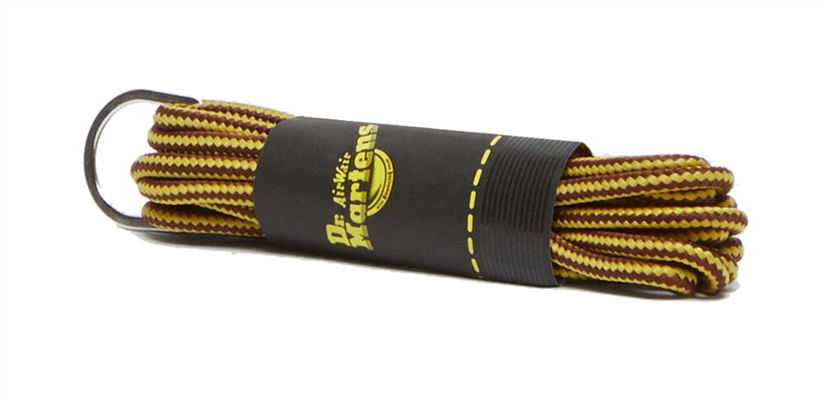 lacets 8-10 oeillets  marron jaune ac046001 - Photo 1