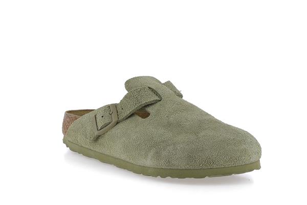 boston cuir velours faded khaki largeur etroite - Photo 1