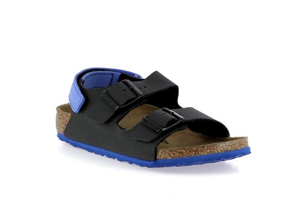 milano kids birko flor desert soil black ultra blue largeur etroite - Photo 1