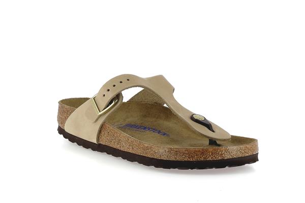 gizeh cuir nubuck sandcastle largeur standard - Photo 1