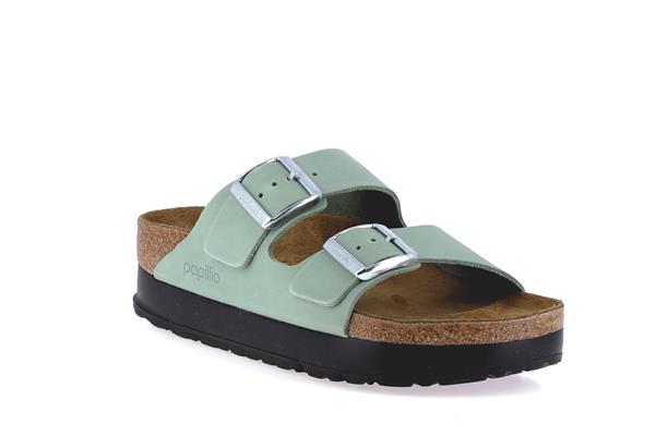 arizona platform cuir nubuck pure sage largeur etroite - Photo 1