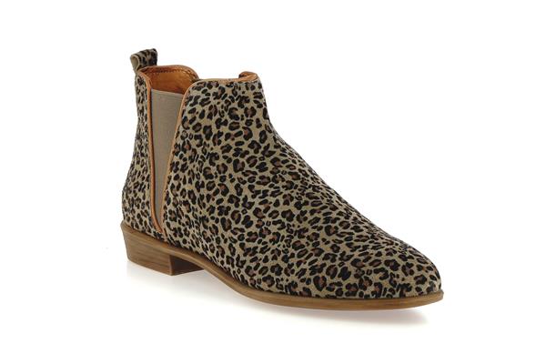 espeche suede leopard taupe clair - Photo 1