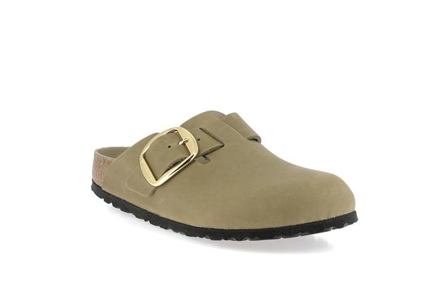 boston cuir huile big buckle tabacco brown largeur etroite - Photo 1
